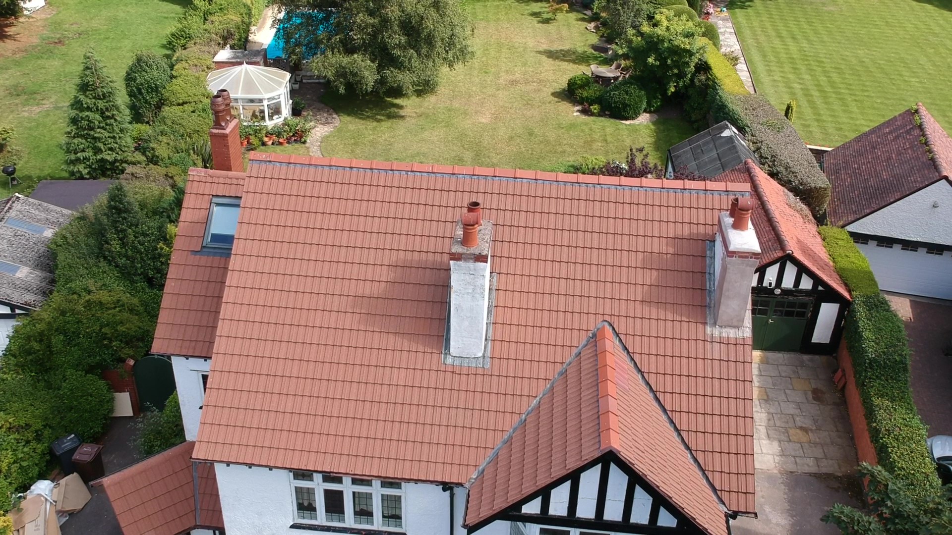 Roof cleaned Southport